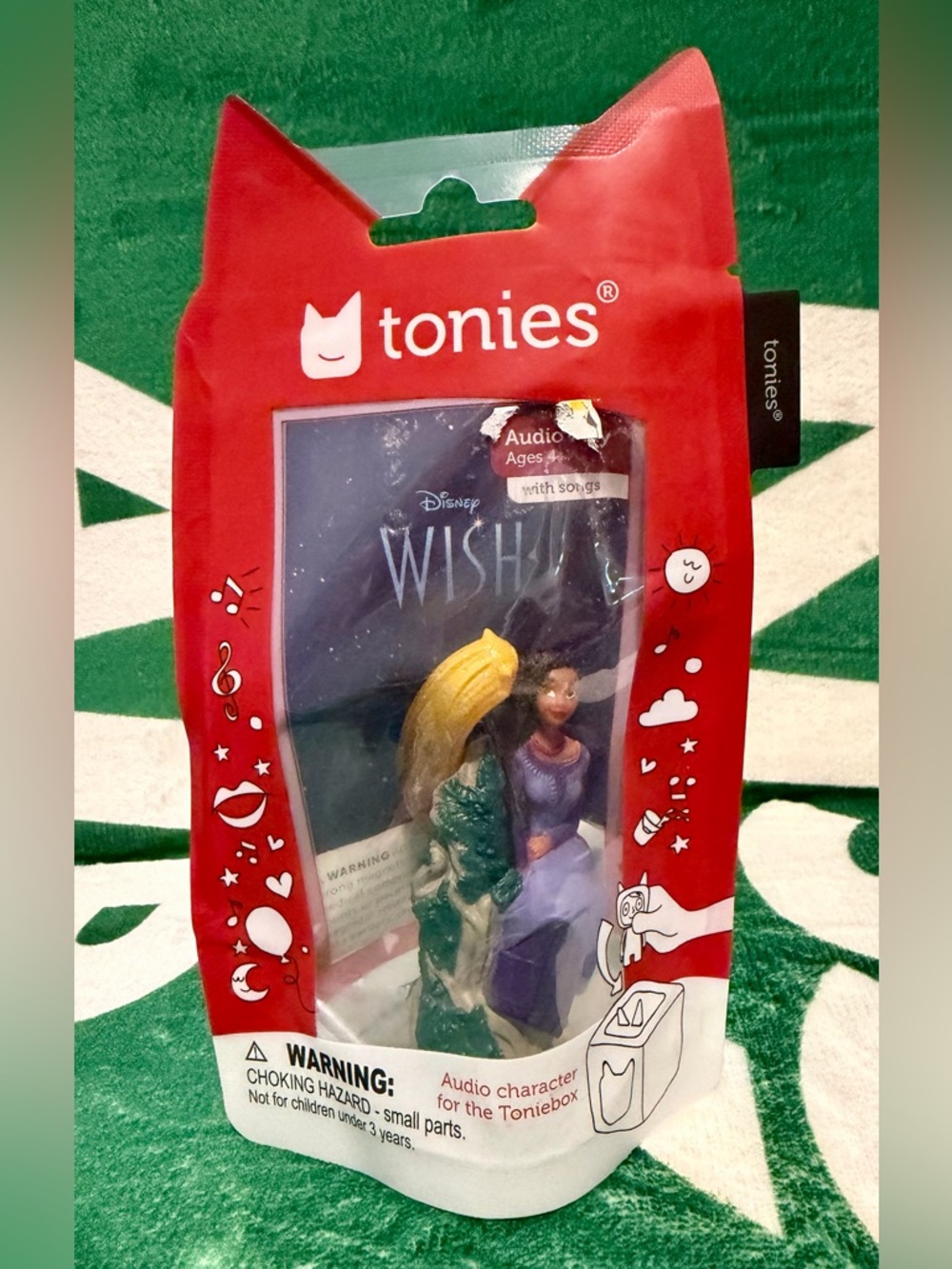 Tonies Disney Princess Wish Asha Audio Play Character Story Music Toniebox - New